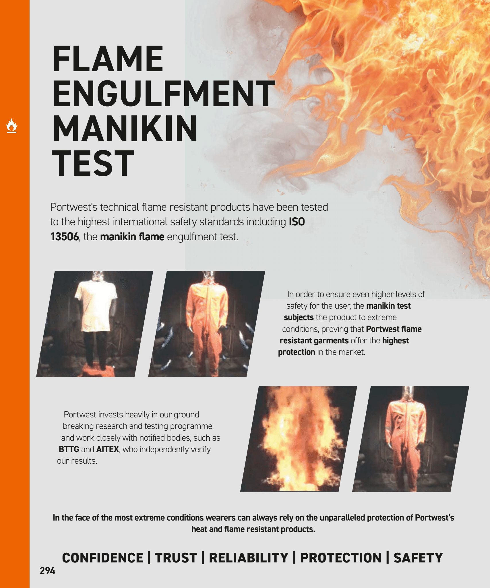 Flame Engulfment Manikin Test